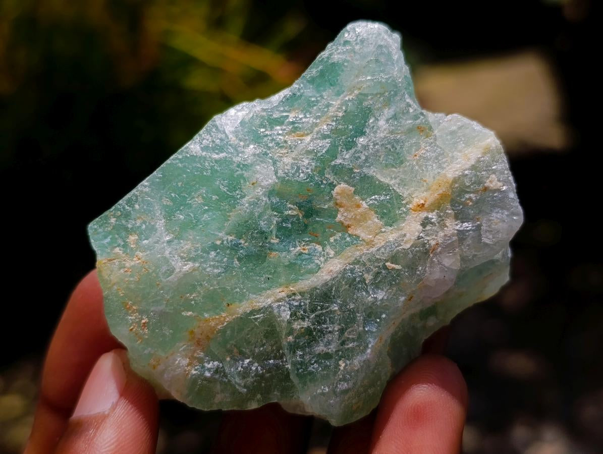Natural Watermelon Fluorite Cobbed Specimens x 24 From Uis, Namibia