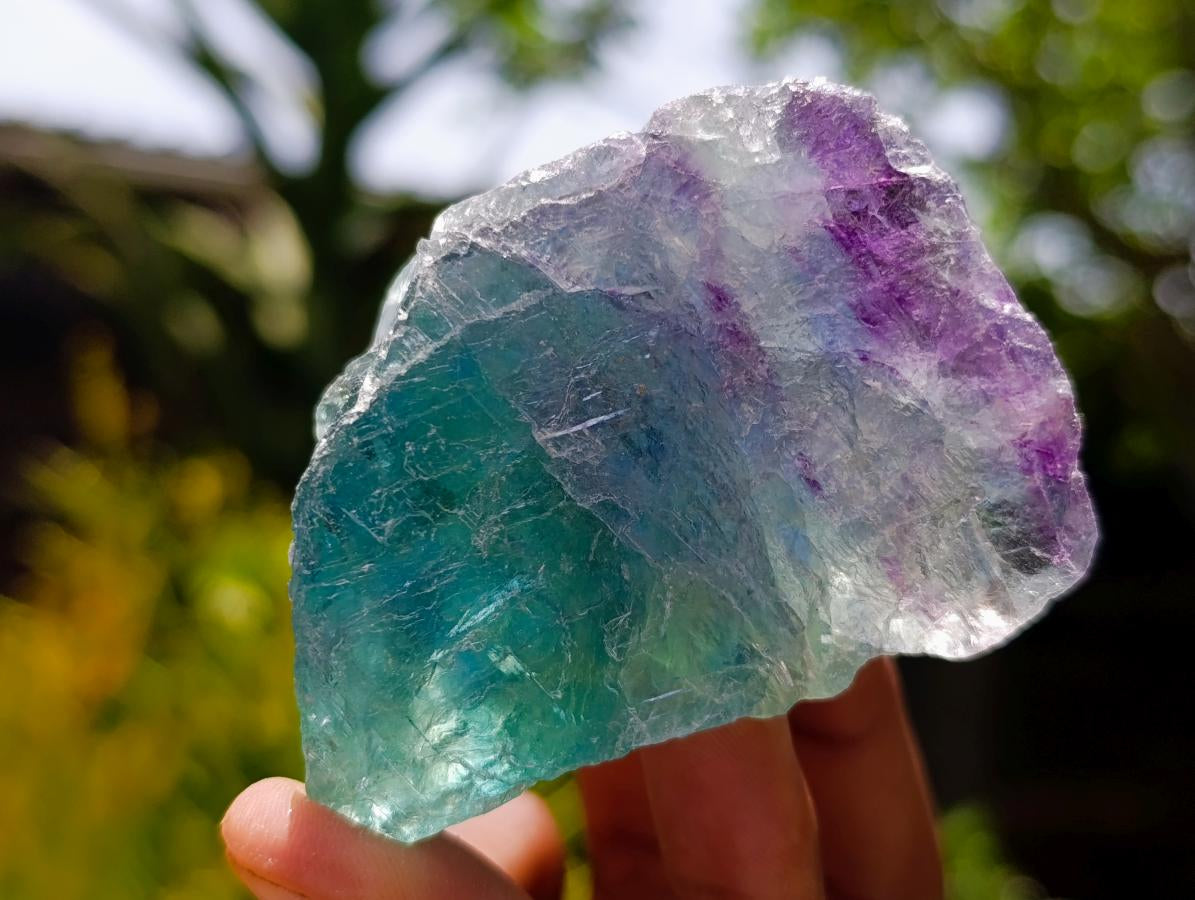 Natural Watermelon Fluorite Cobbed Specimens x 24 From Uis, Namibia