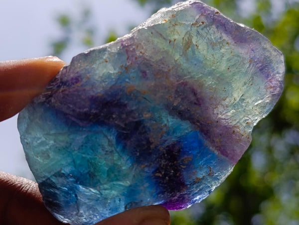 Natural Watermelon Fluorite Cobbed Specimens x 24 From Uis, Namibia