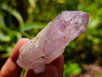 Natural Window Amethyst Crystals x 12 From Chiredzi, Zimbabwe