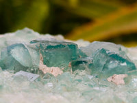 Natural XL Green Fluorite Cluster Specimens x 3 From Mandrosonoro, Madagascar