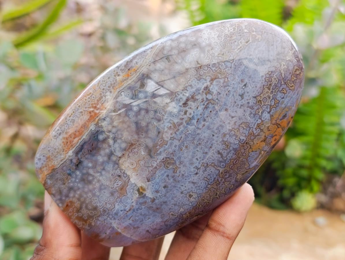 Polished Mix of Different Ocean Jasper Items x 3 From Northwest Coast, Madagascar