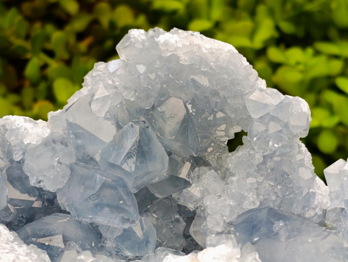 Natural Large Blue Celestite Geode Specimen x 1 From Sakoany, Madagascar