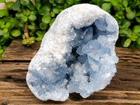 Natural Large Blue Celestite Geode Specimen x 1 From Sakoany, Madagascar