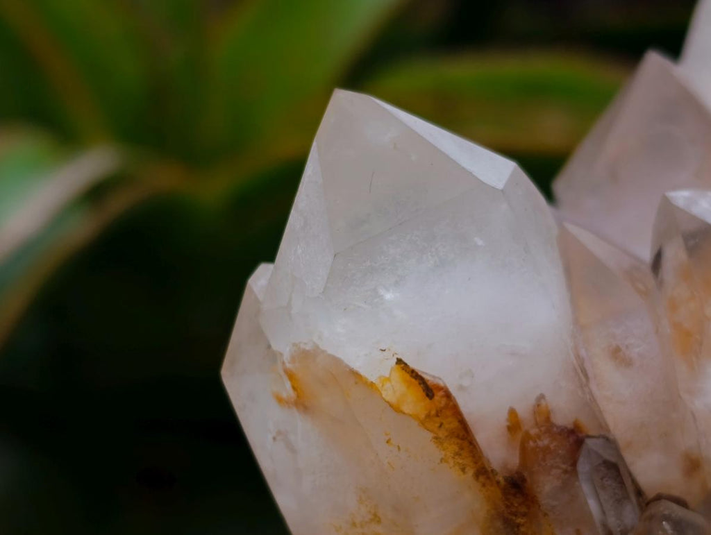 Natural Clear Cascading Quartz Crystal Clusters x 3 From Madagascar