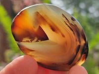 Polished Banded Agate Galets x 35 From Madagascar