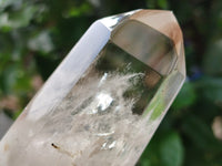 Polished Smokey Window Quartz Crystals x 3 From Madagascar