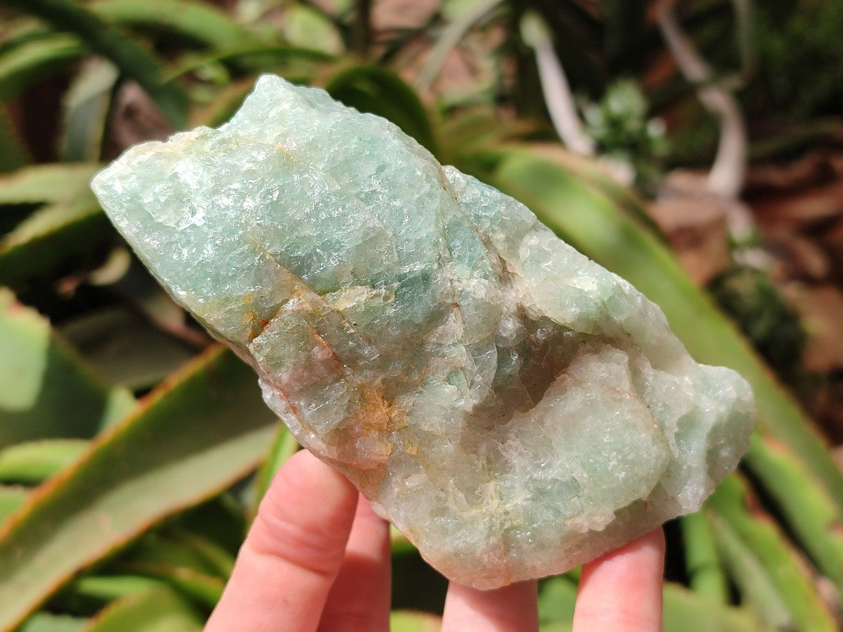 Natural Cobbed Aquamarine Specimens x 4 From Northern Cape, South Africa