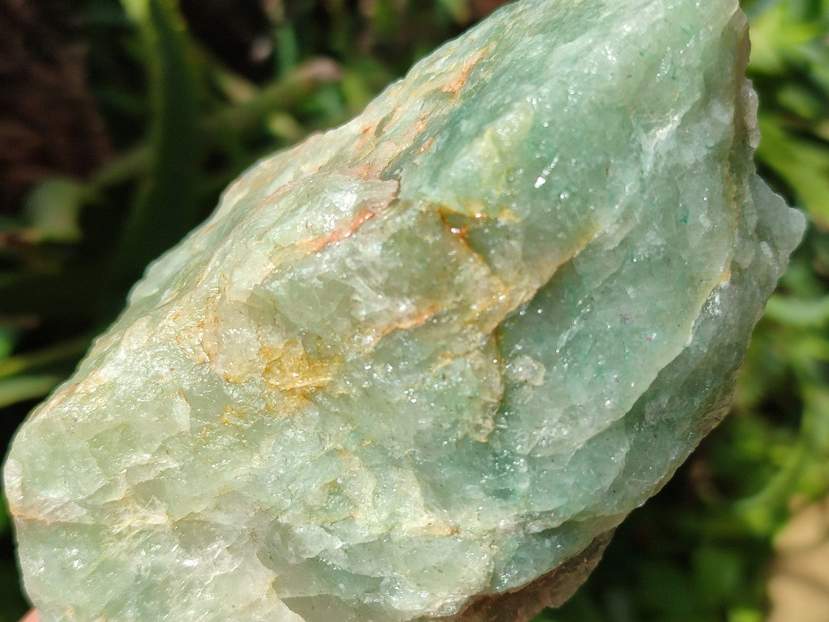 Natural Cobbed Aquamarine Specimens x 4 From Northern Cape, South Africa