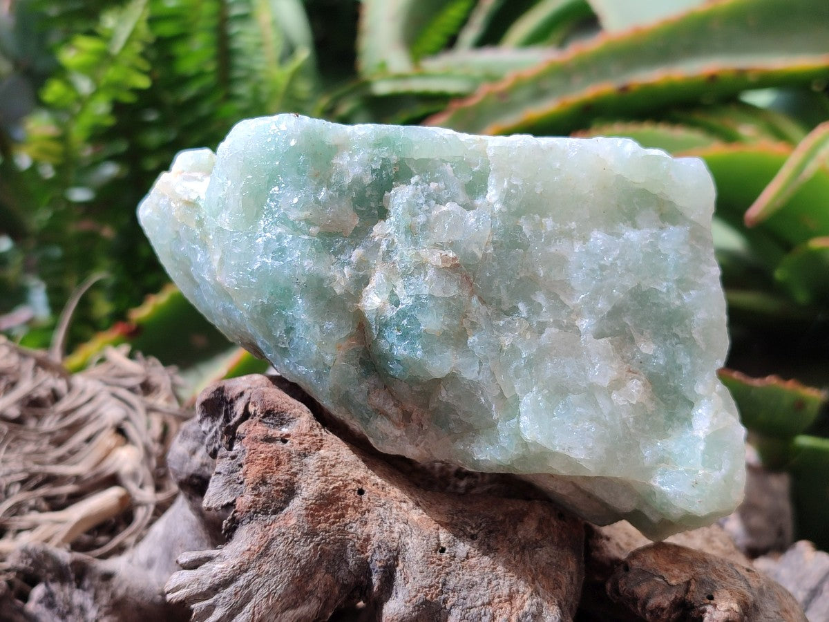 Natural Cobbed Aquamarine Specimens x 4 From Northern Cape, South Africa