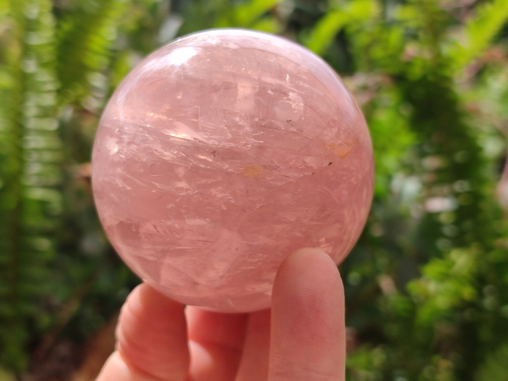 Polished Gemmy Star Rose Quartz Spheres x 4 From Madagascar
