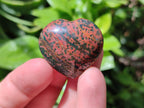 Polished Mixed Ocean Jasper and Polychrome Jasper Mini Hearts x 35 From Madagascar