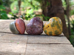 Polished Mixed Ocean Jasper and Polychrome Jasper Mini Hearts x 35 From Madagascar