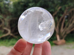 Polished Clear Quartz Crystal Balls x 4 From Madagascar