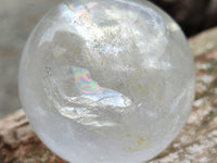 Polished Clear Quartz Crystal Balls x 4 From Madagascar