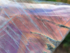Polished Rare Purple Sunset Flash Labradorite Standing Free Forms x 2 From Madagascar