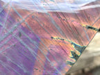 Polished Rare Purple Sunset Flash Labradorite Standing Free Forms x 2 From Madagascar