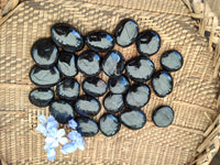 Polished Mini Black Tourmaline Free Forms x 35 From Madagascar
