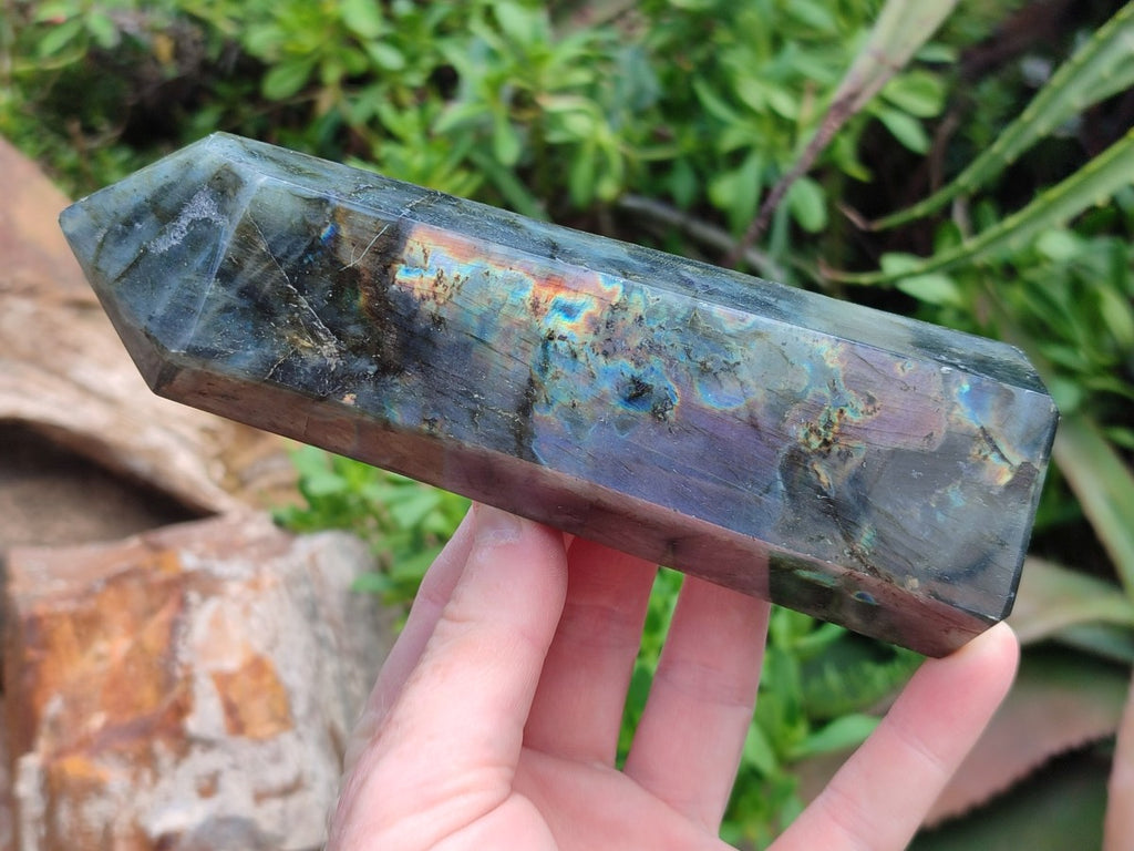 Polished Labradorite Display Crystals x 3 From Madagascar
