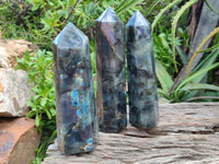 Polished Labradorite Display Crystals x 3 From Madagascar