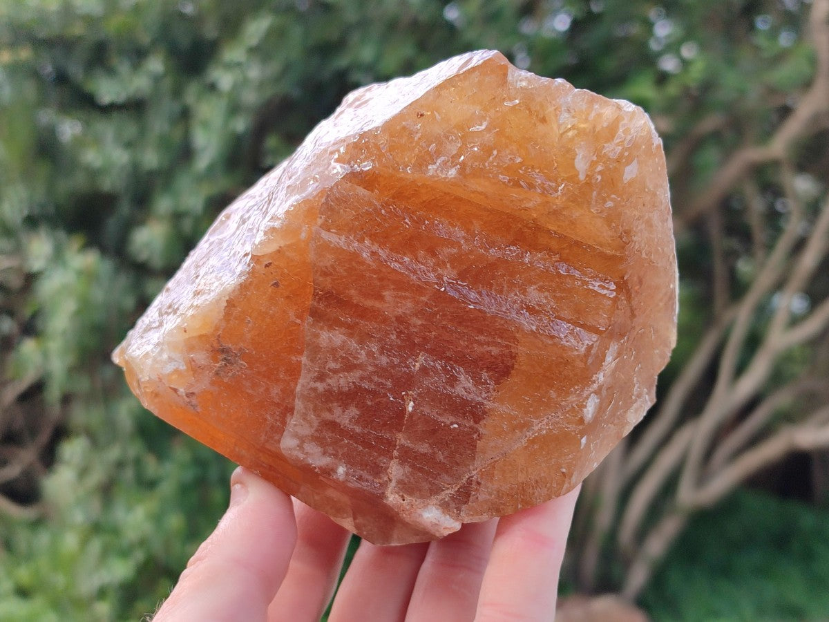 Natural Honey Aragonite Specimens x 3 From Namibia