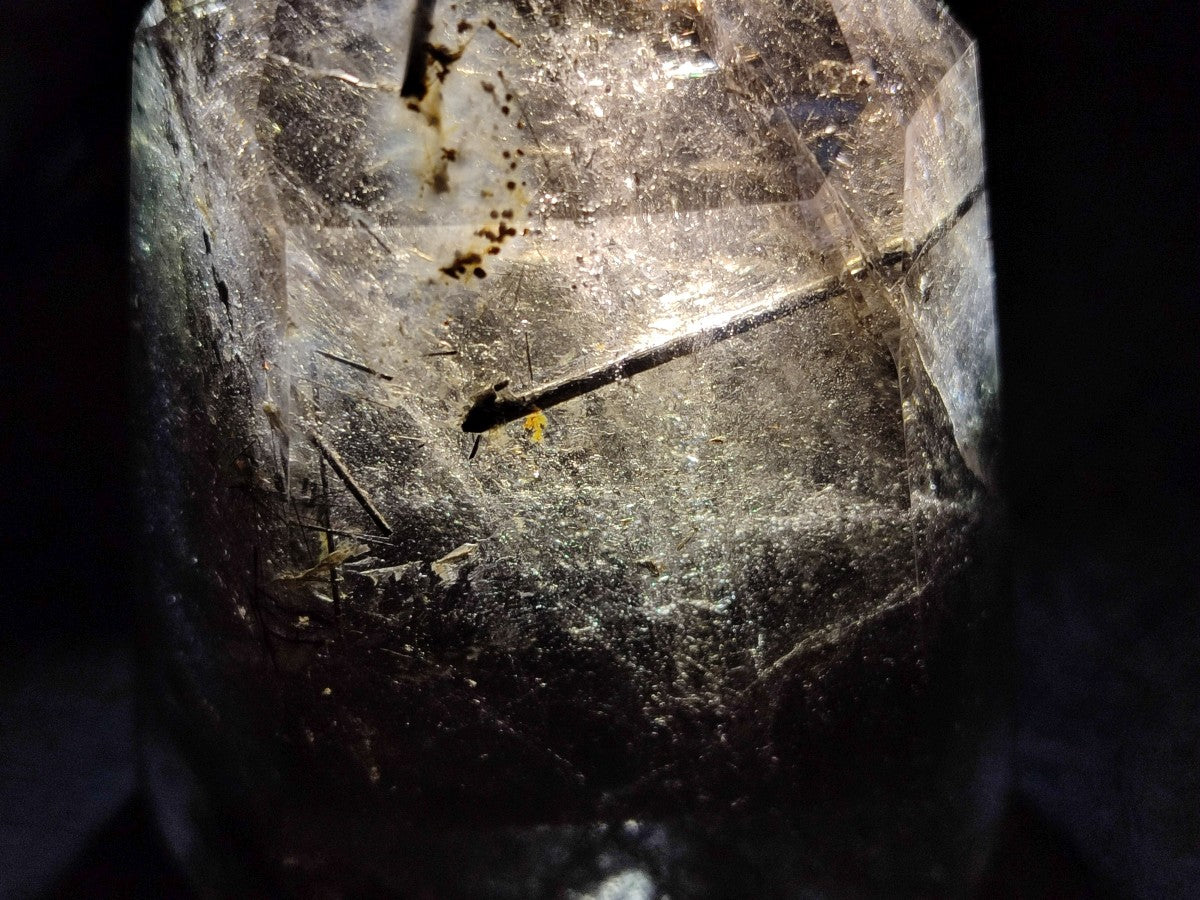 Polished Dark Smokey Marion Quartz Crystals x 2 From Madagascar