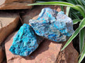 Natural Rough Shattuckite Specimens x 12 From Kaokoveld, Namibia