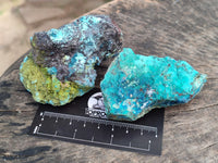 Natural Rough Shattuckite Specimens x 12 From Kaokoveld, Namibia