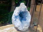 Natural Blue Celestite Geode Specimens x 2 From Sakoany, Madagascar