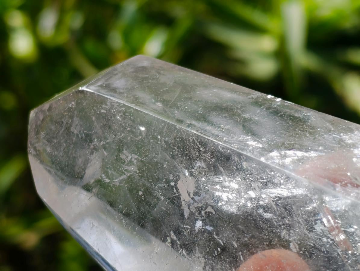 Polished Clear Quartz Crystals x 3 From Madagascar