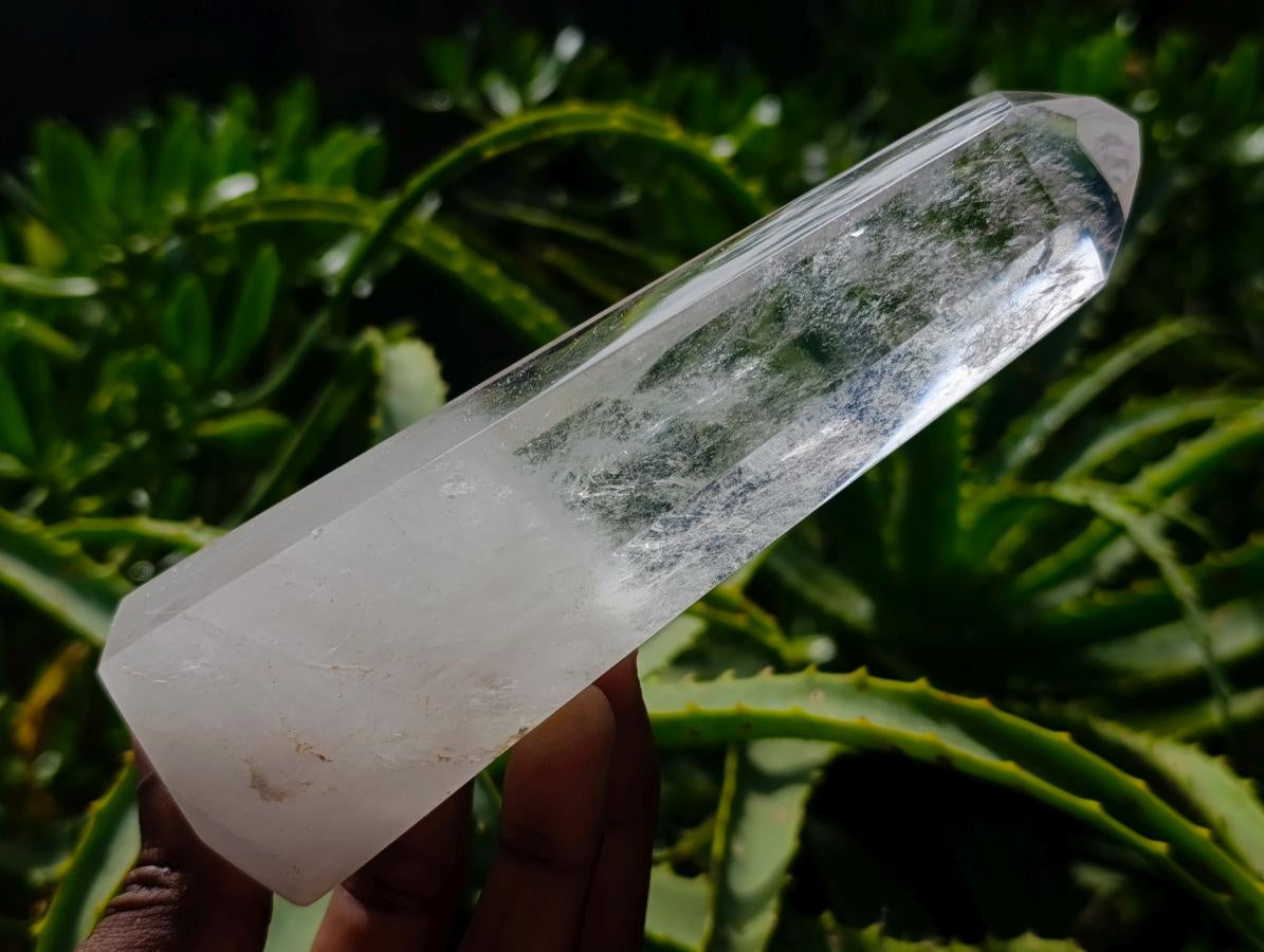 Polished Clear Quartz Crystals x 3 From Madagascar