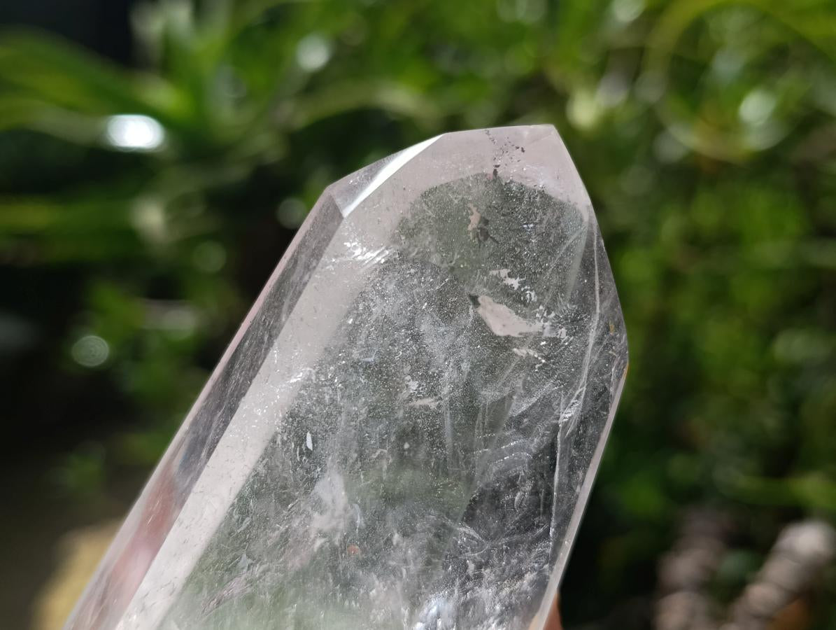 Polished Clear Quartz Crystals x 3 From Madagascar