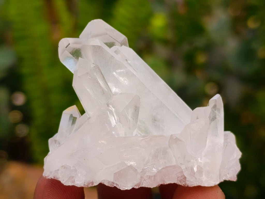 Natural Clear Quartz Clusters x 35 From Madagascar