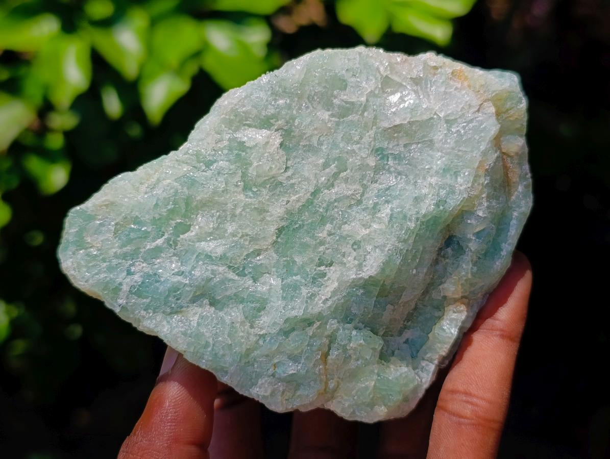 Natural Cobbed Aquamarine Specimens x 4 From Northern Cape, South Africa