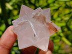 Hand Made Gemmy Rose Quartz Merkabahs x 4 From Madagascar