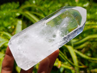 Polished Clear Quartz Crystals x 3 From Madagascar