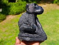 Hand Made Baboon Soapstone Carving x 1 From Zimbabwe