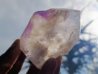 Polished Window Amethyst Crystals x 6 From Akansobe, Madagascar