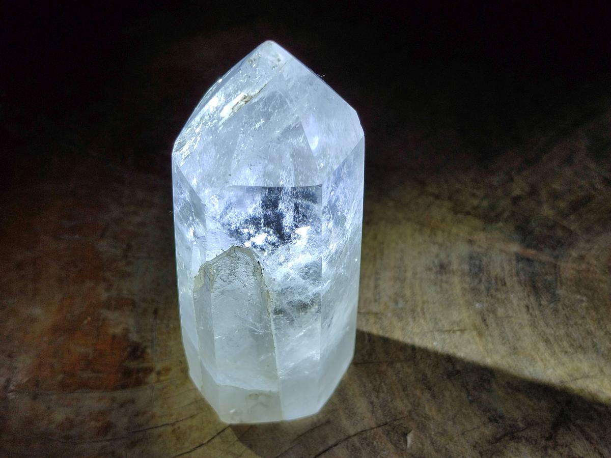 Polished Clear Quartz Crystals x 3 From Madagascar