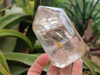 Polished Clear Quartz Crystals x 3 From Madagascar