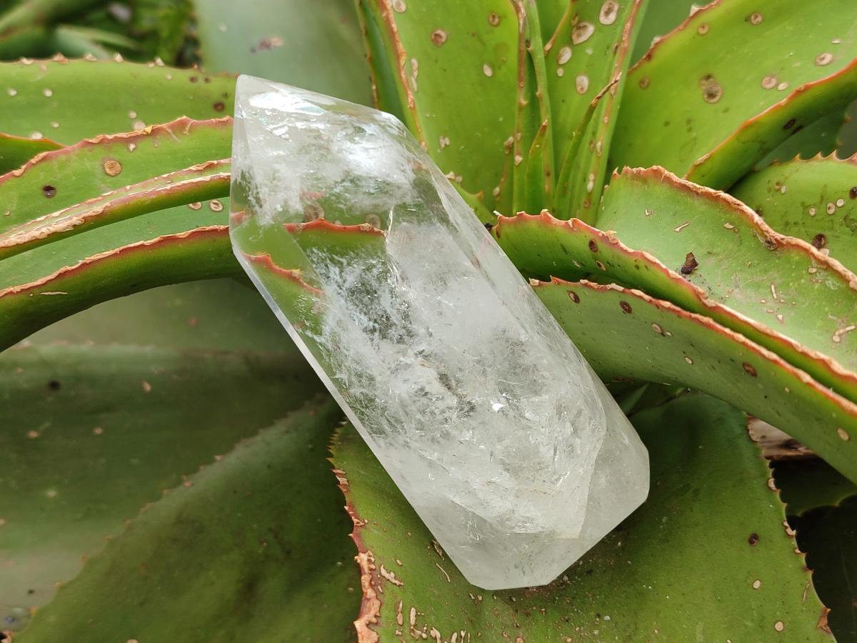 Polished Clear Quartz Crystals x 3 From Madagascar
