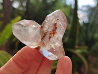 Polished Mixed Clear Quartz Crystals with Inclusions x 12 From Madagascar