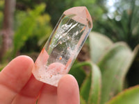 Polished Mixed Clear Quartz Crystals with Inclusions x 12 From Madagascar