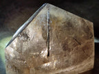 Polished Dark Morion Tourmalinated Smokey Quartz Crystal x 1 From Madagascar