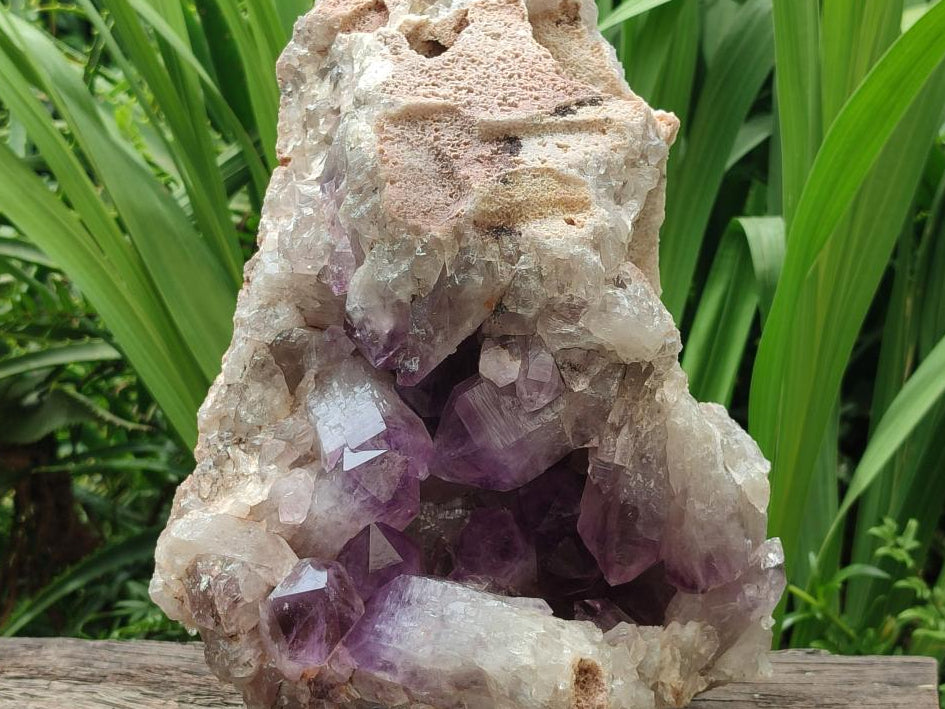 Natural Large Jacaranda Amethyst Crystal Cluster x 1 From Mumbwa, Zambia