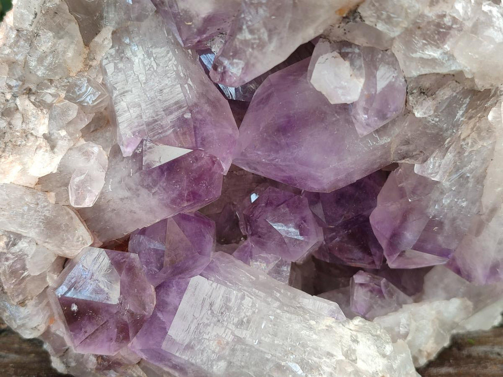 Natural Large Jacaranda Amethyst Crystal Cluster x 1 From Mumbwa, Zambia