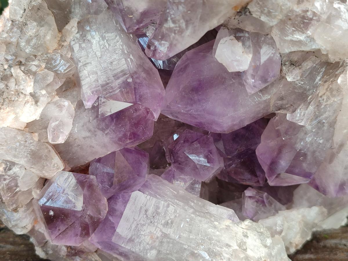 Natural Large Jacaranda Amethyst Crystal Cluster x 1 From Mumbwa, Zambia