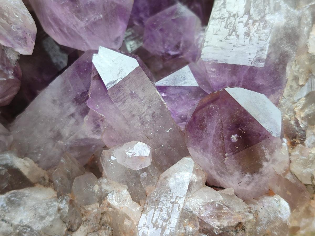 Natural Large Jacaranda Amethyst Crystal Cluster x 1 From Mumbwa, Zambia