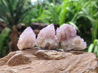 Natural Sunburst Lilac Amethyst Spirit Crystals and Clusters x 35 From Boekenhouthoek, South Africa