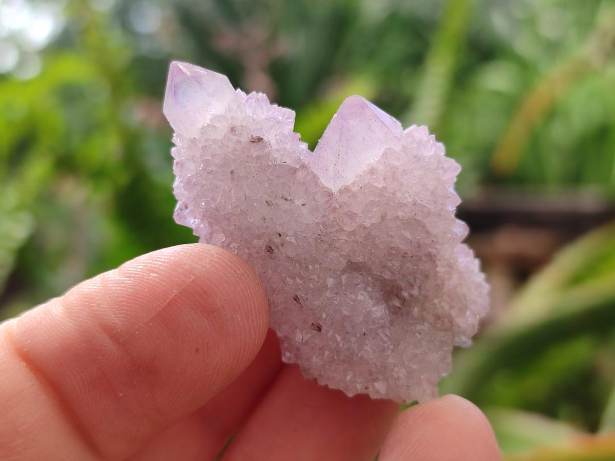 Natural Sunburst Lilac Amethyst Spirit Crystals and Clusters x 35 From Boekenhouthoek, South Africa